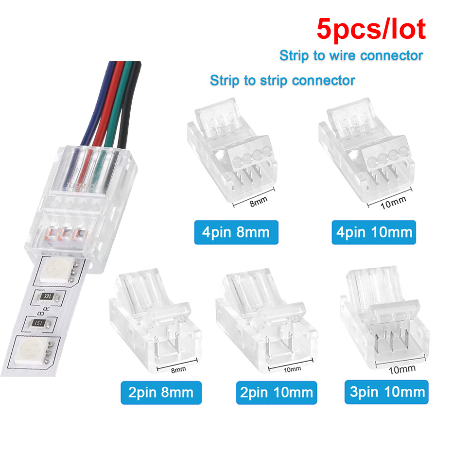 5Pcs LED Strip Light Connector – обзор и цена Rgb Led Matrix 8X8