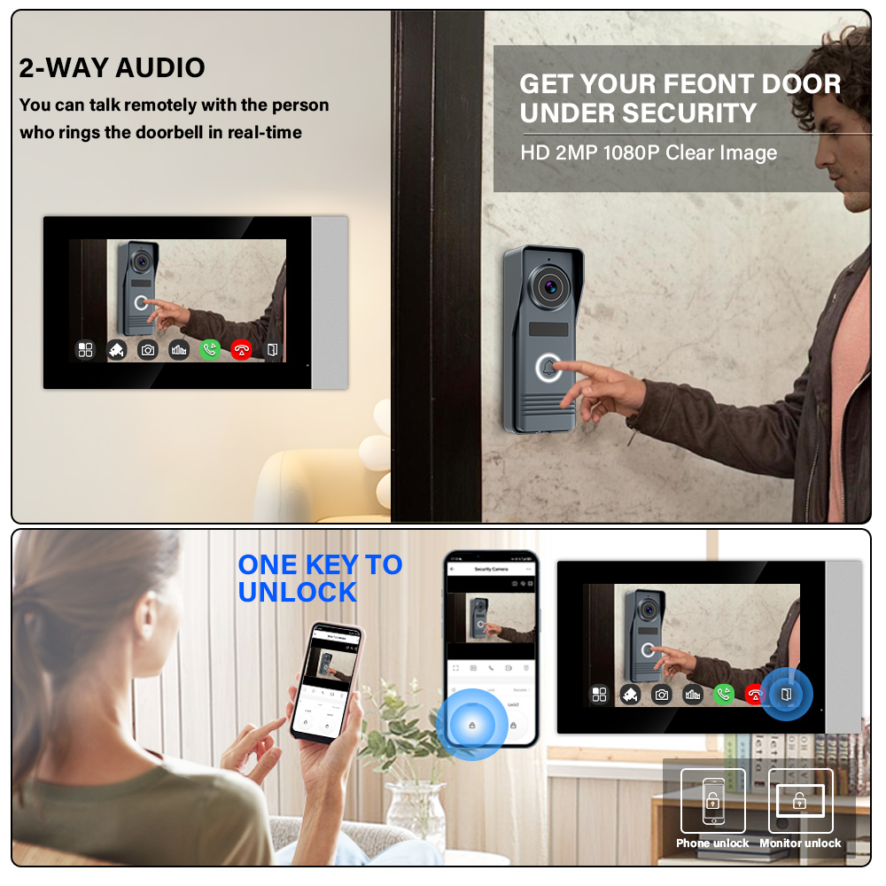 2-Wires Smart Home Wifi 1080P  – обзор и цена Smart Doorbell Wired