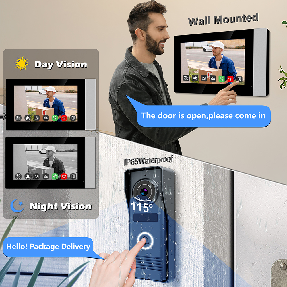 2-Wires Smart Home Wifi 1080P  – обзор и цена Smart Doorbell Wired