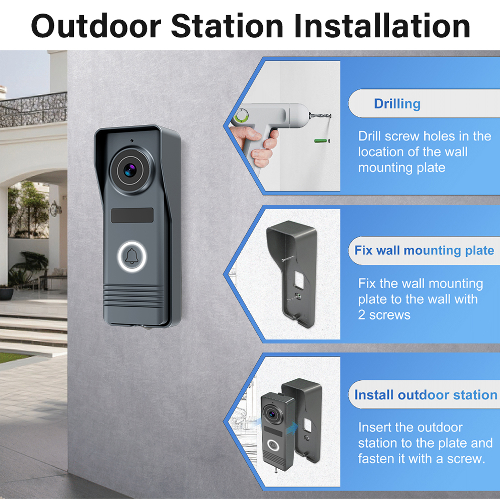 2-Wires Smart Home Wifi 1080P  – обзор и цена Smart Doorbell Wired