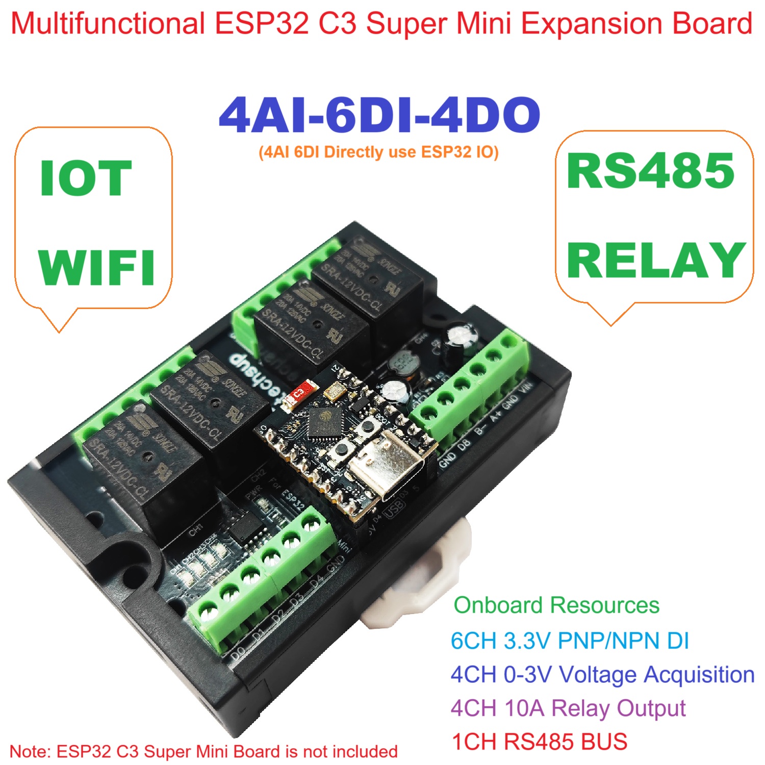 Ultimate ESP32 C3 Relay Module – обзор и цена Home Automation With Arduino