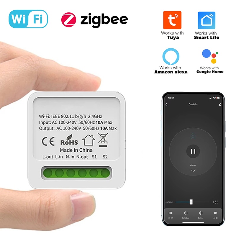 Tuya 16A Mini Wifi Smart Switc – обзор и цена Diy Home Automation Controller
