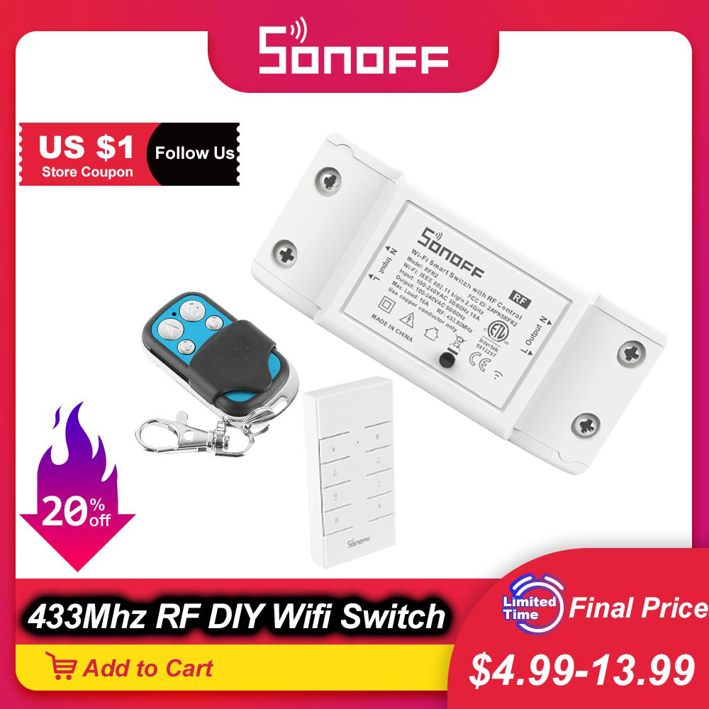 Itead SONOFF RF R2 Wifi Smart  – обзор и цена Sonoff Basic Switch