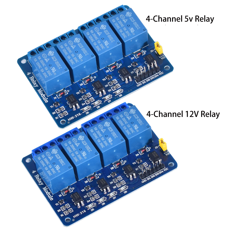 DC 5V 12V 24V 1 2 4 6 8 Channe – обзор и цена Relay 8 Channel Board