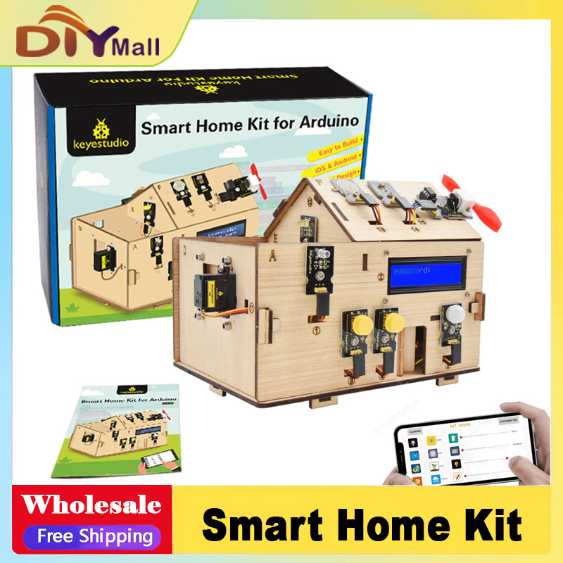 Keyestudio Smart IoT Home Kit  – обзор и цена Home Automation With Arduino