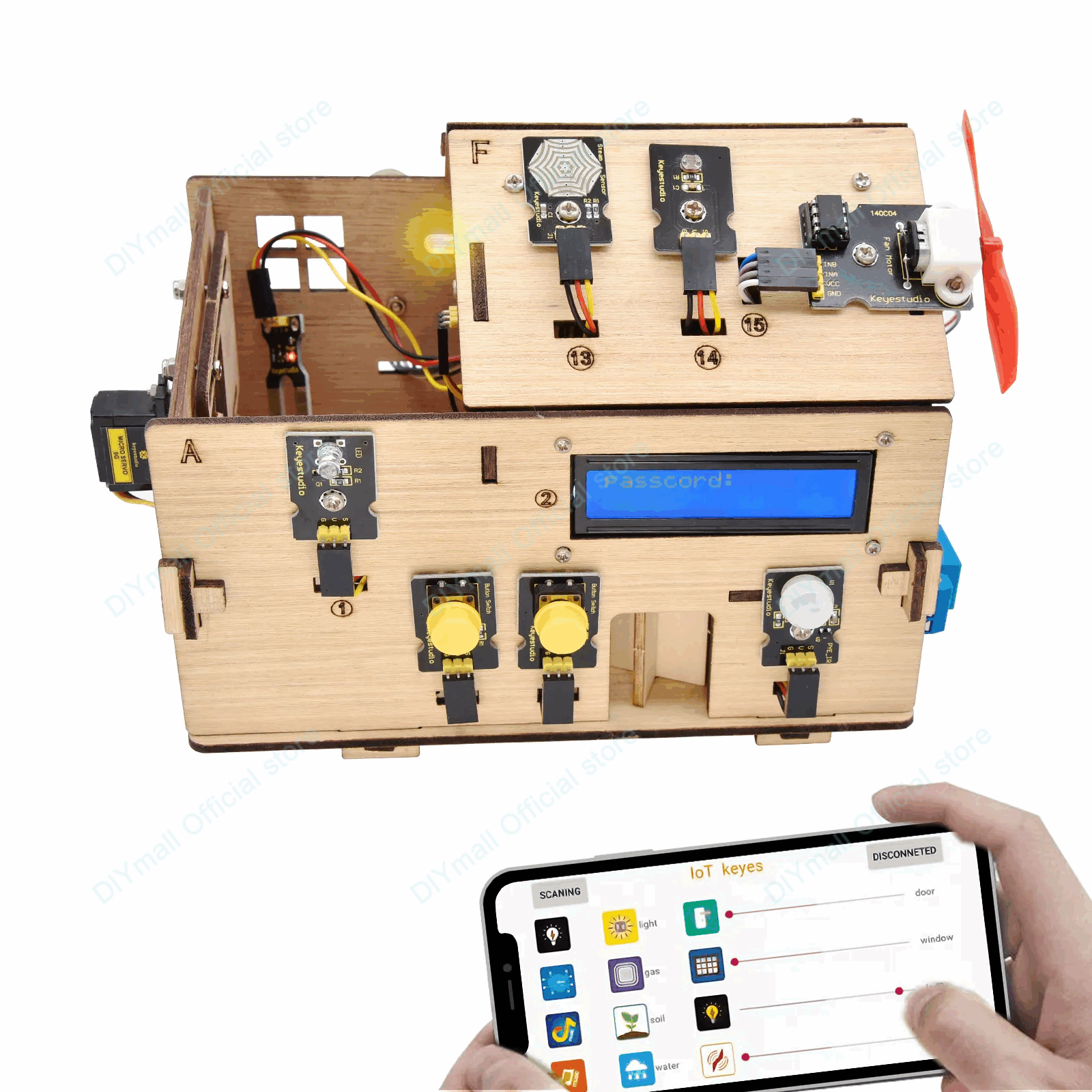 Keyestudio Smart IoT Home Kit  – обзор и цена Home Automation With Arduino