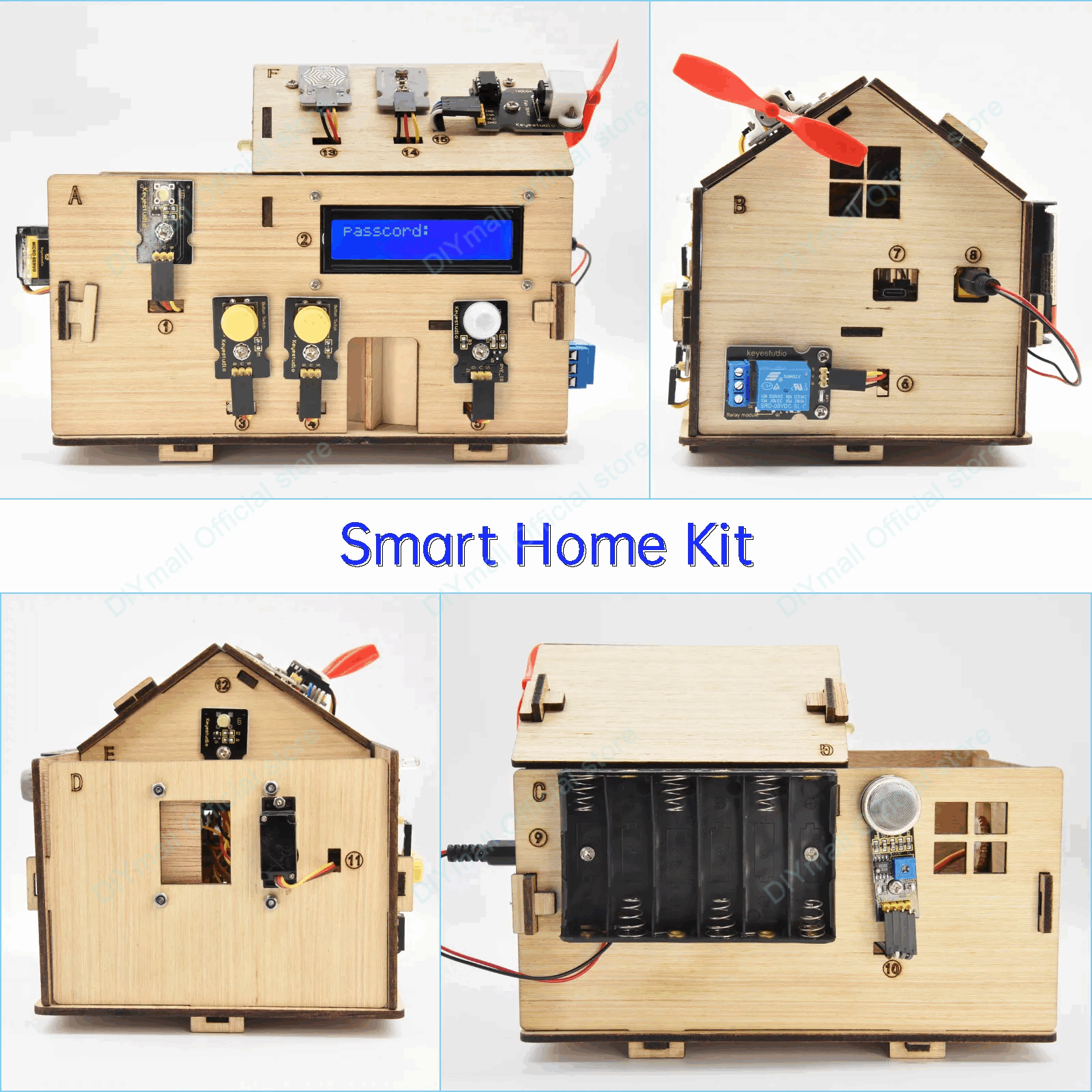 Keyestudio Smart IoT Home Kit  – обзор и цена Home Automation With Arduino