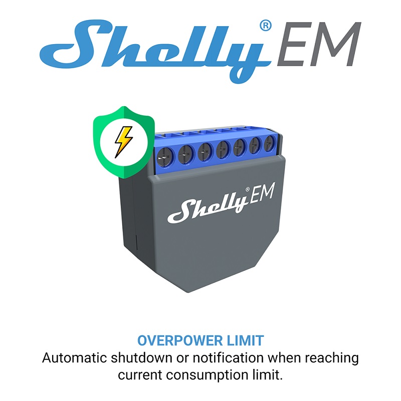 SHELLY EM Wifi Smart Life Cont – обзор и цена Shelly Relay Module