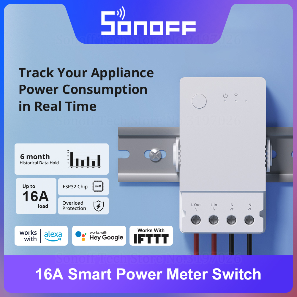 SONOFF POW Origin 16A Smart Po – обзор и цена Sonoff Basic Switch