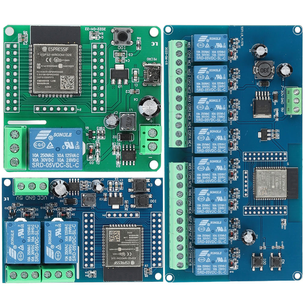 ESP32 1/2/8 Channel Power Supp – обзор и цена Relay 8 Channel Board