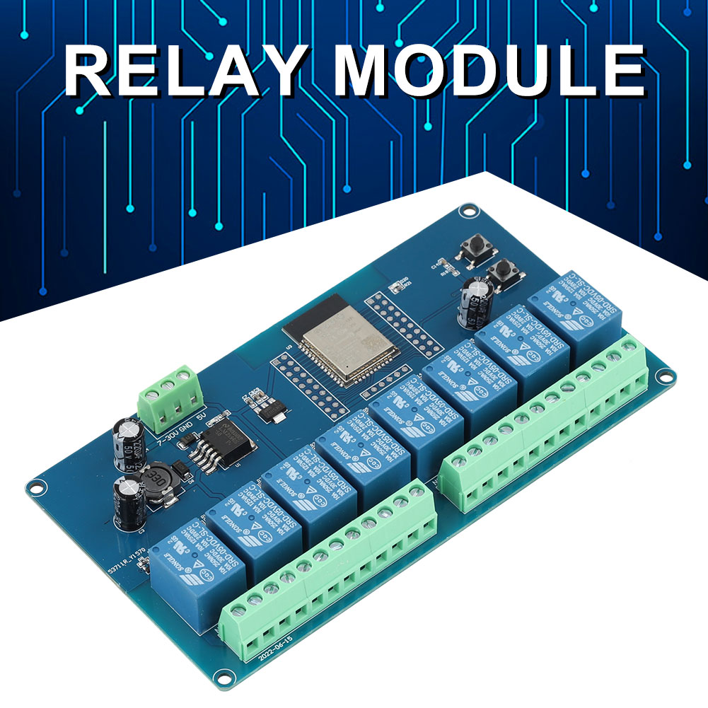 ESP32 1/2/8 Channel Power Supp – обзор и цена Relay 8 Channel Board