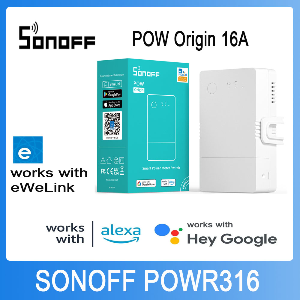 SONOFF POWR316 Pow Origin  Sma – обзор и цена Sonoff Basic Switch