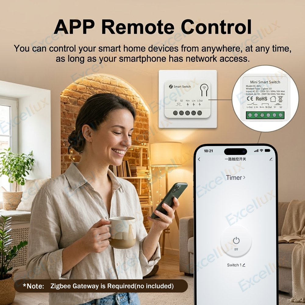 Mini Zigbee Smart Switch Modul – обзор и цена Diy Home Automation Controller