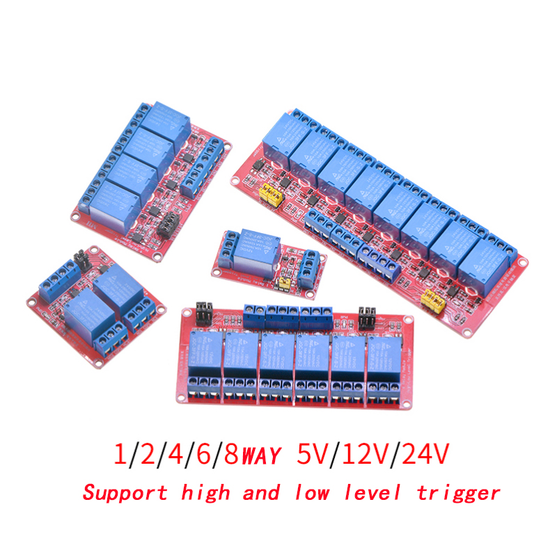 1 2 4 6 8 Channel 5V 12V 24V R – обзор и цена Relay 8 Channel Board