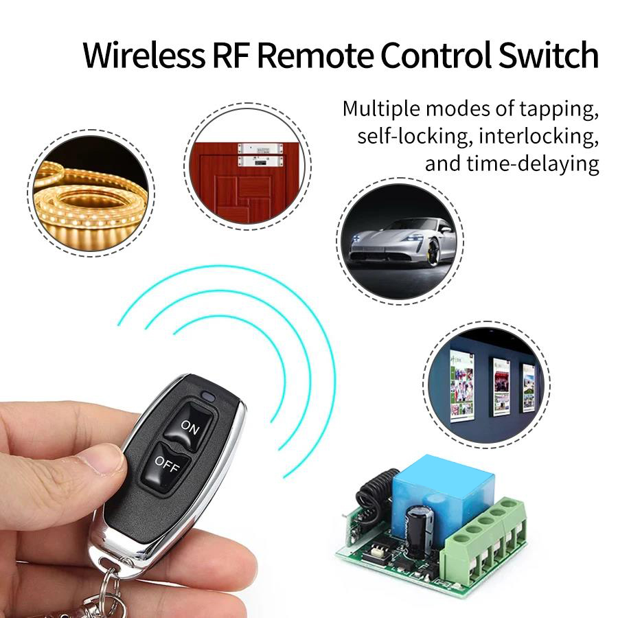 DC 12V 433Mhz RF Remote Contro – обзор и цена 433Mhz Receiver Module