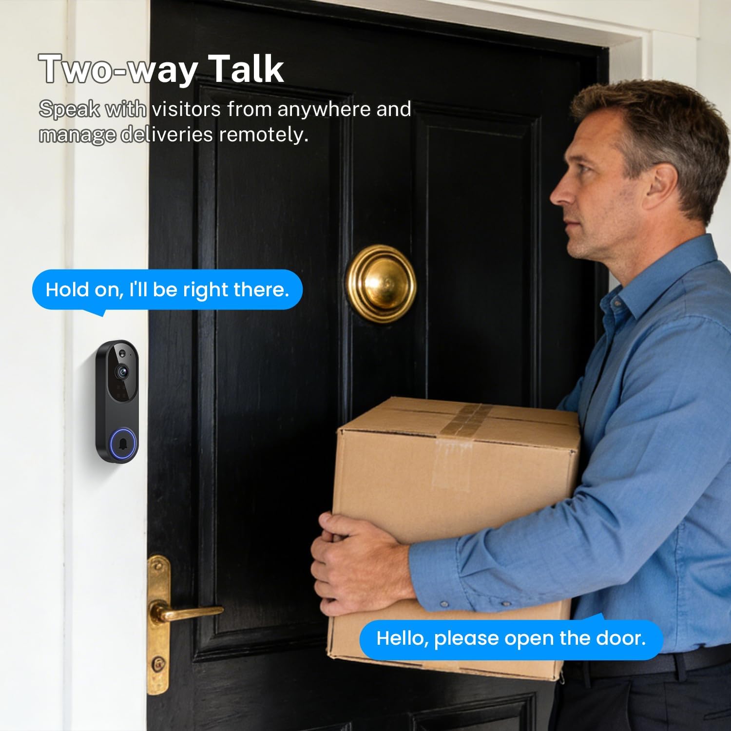 Wireless Wi-Fi Video Doorbell  – обзор и цена Smart Doorbell Wired