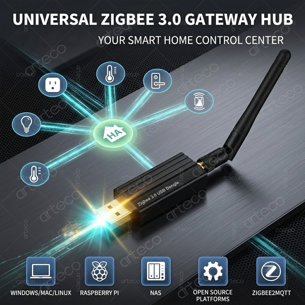 Zigbee 3.0 USB Dongle Universa – обзор и цена Zigbee Coordinator Stick
