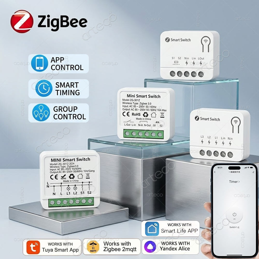 Tuya Zigbee Mini DIY Smart Swi – обзор и цена Diy Home Automation Controller