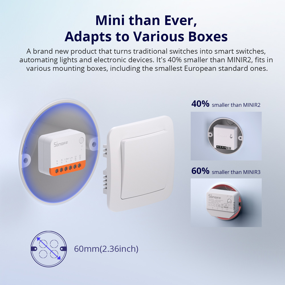 SONOFF MINIR4 Extreme WiFi Sma – обзор и цена Sonoff Basic Switch