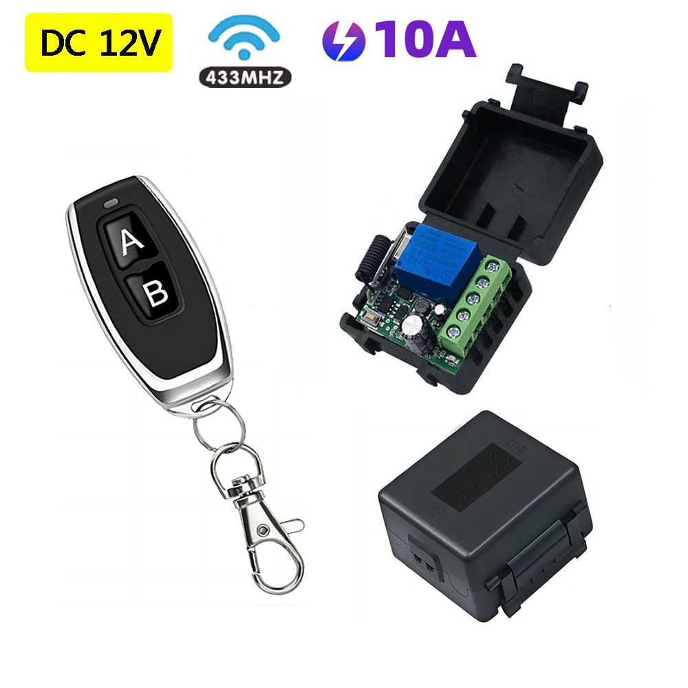 DC 12V 10A Relay Receiver Mini – обзор и цена 433Mhz Receiver Module