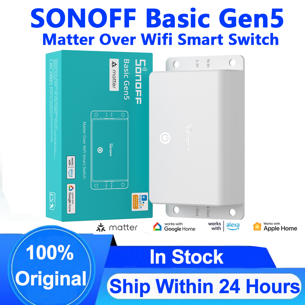 SONOFF Basic Gen5 Matter Over  – обзор и цена Sonoff Basic Switch