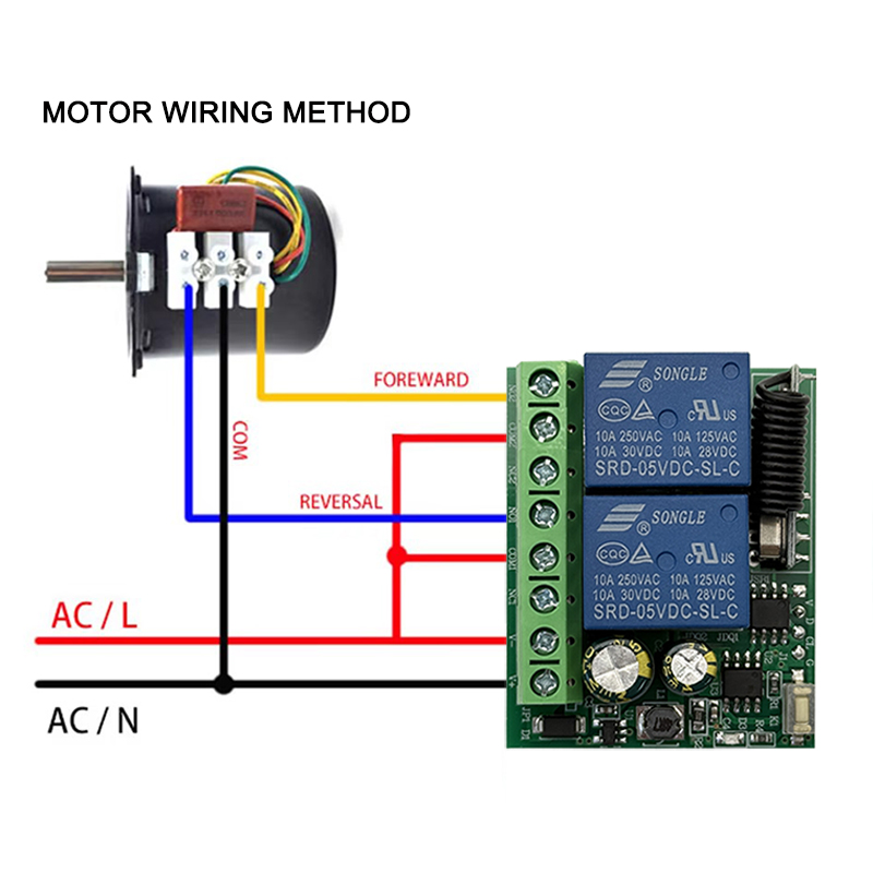 DC 12V 24V AC 220V RF433 2CH M – обзор и цена 433Mhz Receiver Module