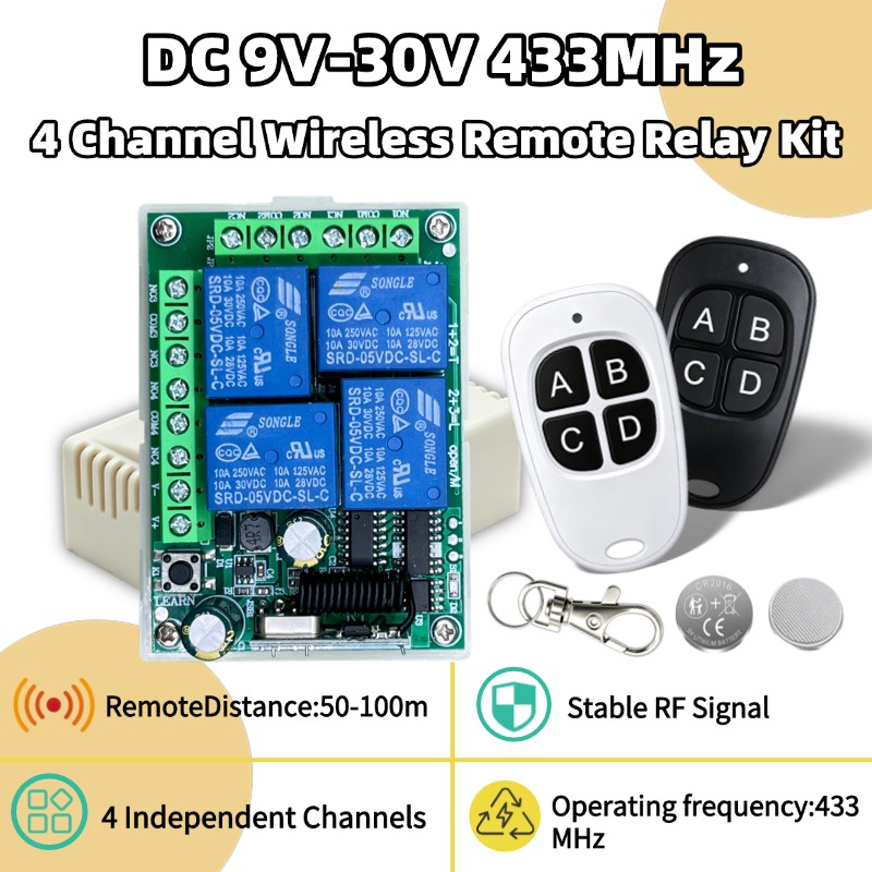 433MHz Universal Wireless Remo – обзор и цена 433Mhz Receiver Module