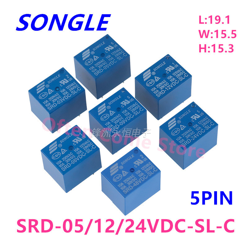 5Pcs New Relay SRD-05VDC-SL-C  – обзор и цена Shelly Relay Module