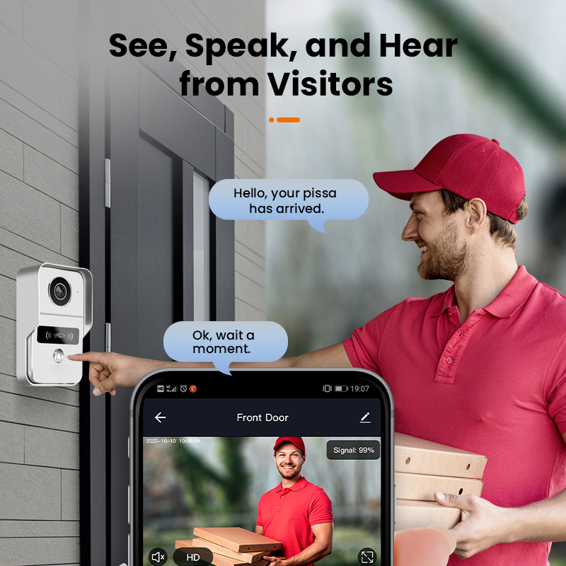 WiFi Video Doorbell Camera, In – обзор и цена Smart Doorbell Wired
