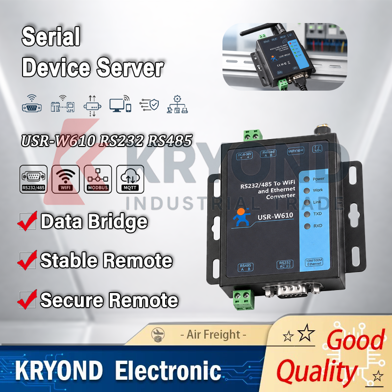 USR-W610 RS232 RS485 Serial De – обзор и цена Diy Home Automation Server