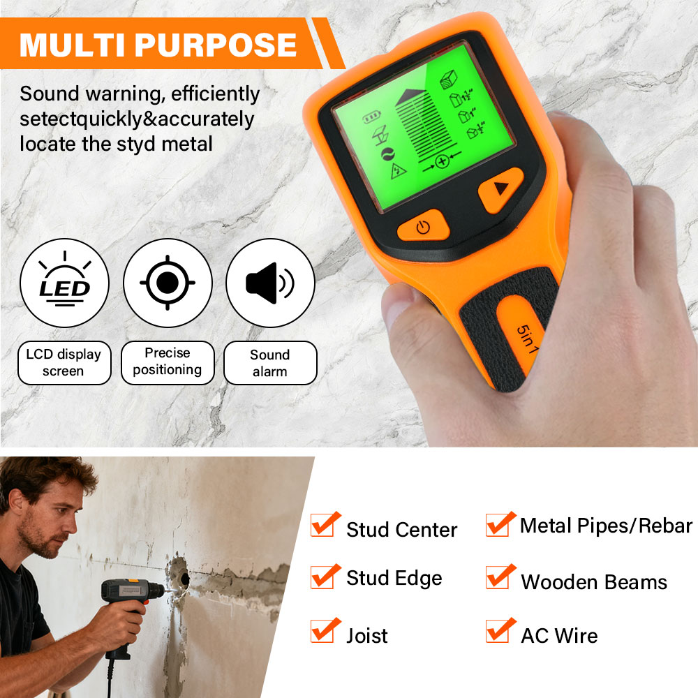 New 5-in-1 Wall Detector Handh – обзор и цена Water Leak Detector Wired