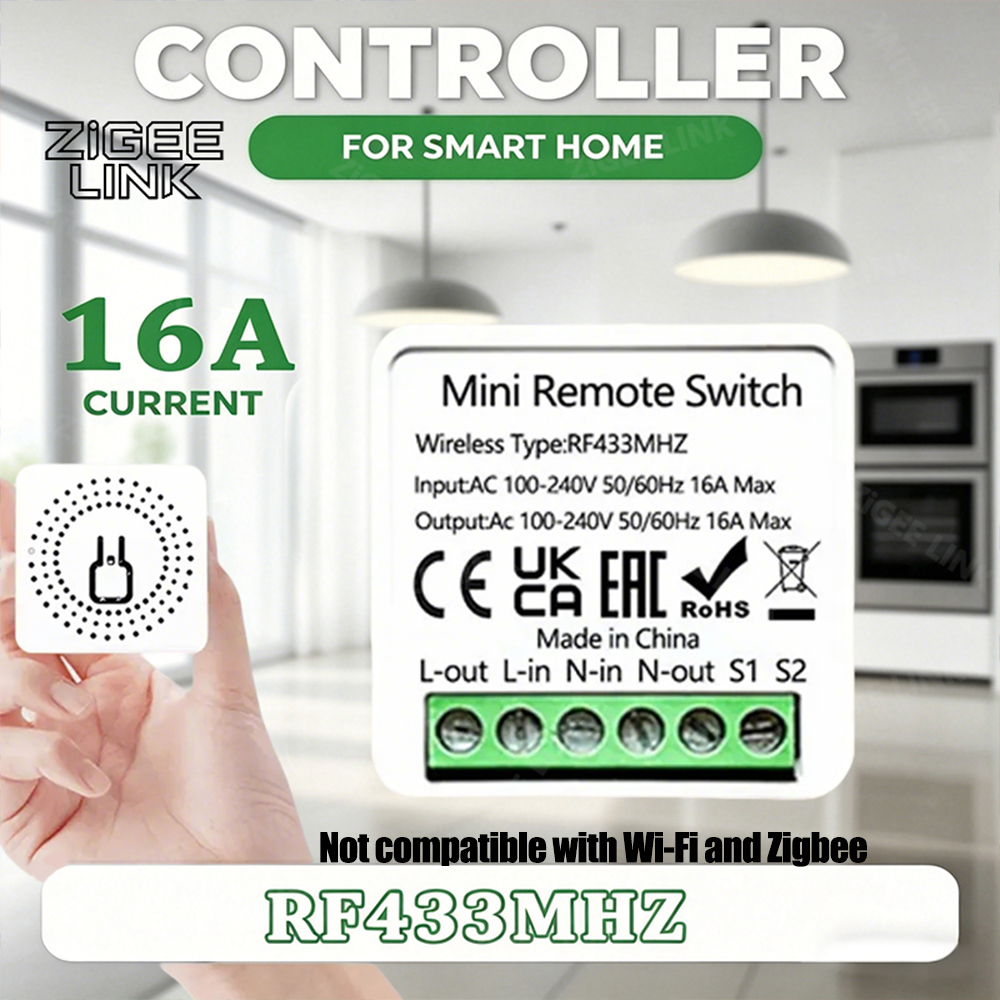 16A Smart Light Switches RF 43 – обзор и цена Sonoff Basic Switch