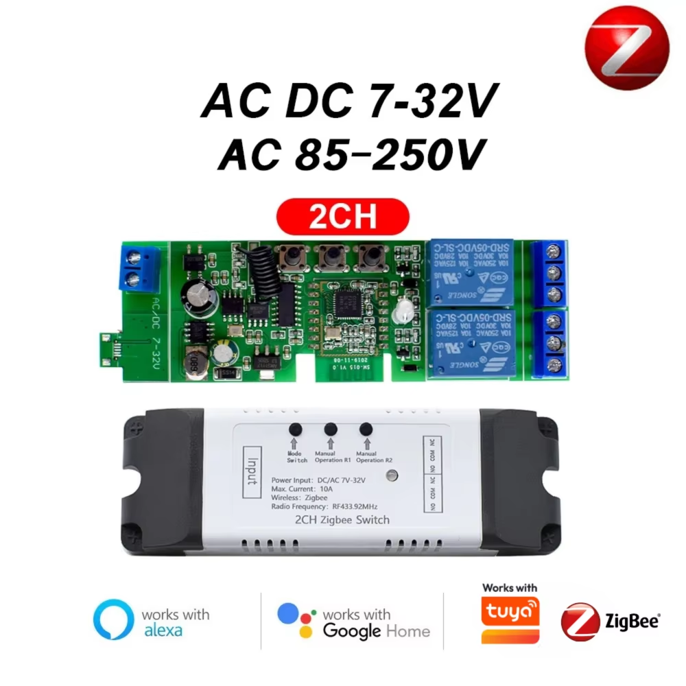 1CH 2CH 4CH 7V 12V 24V 220V Zi – обзор и цена 433Mhz Receiver Module