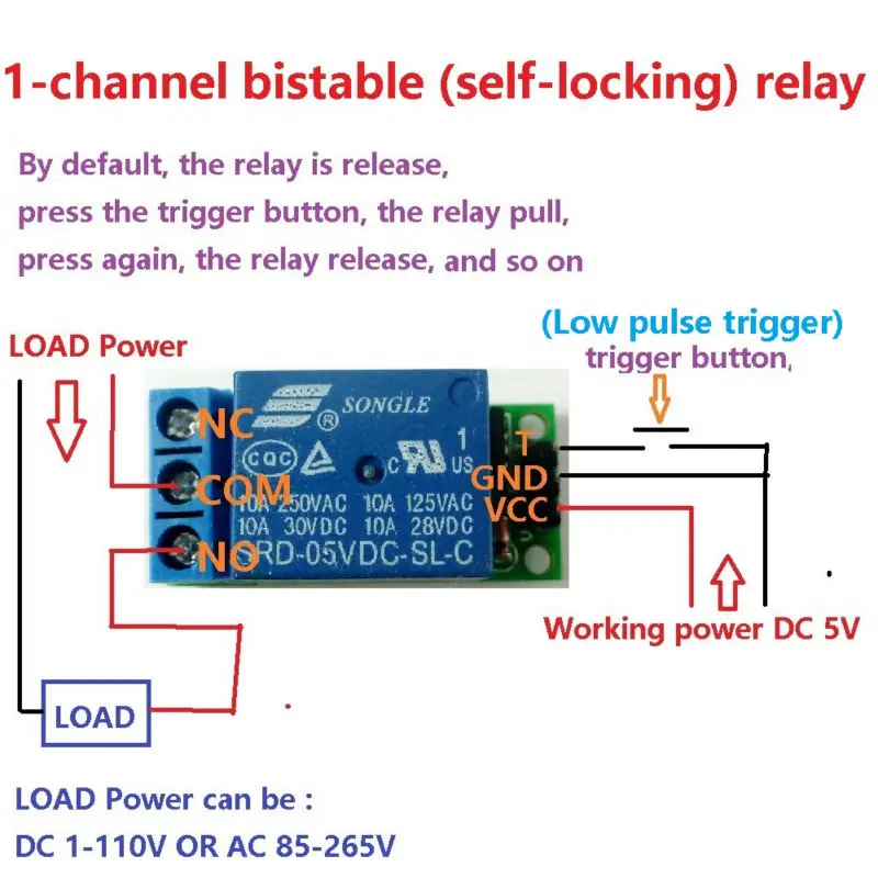 Flip-Flop Latch Relay Module B – обзор и цена Home Automation With Arduino