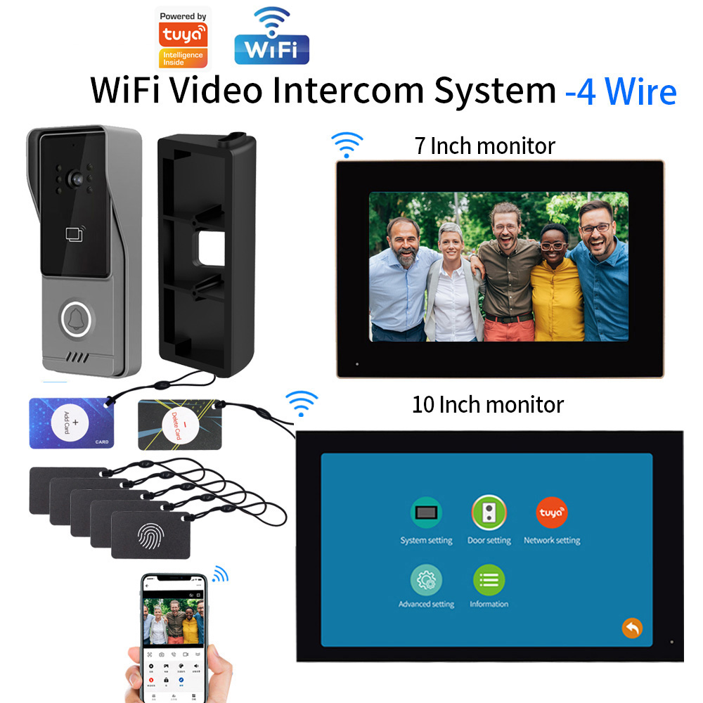 WiFi Touch Screen Intelligent  – обзор и цена Smart Doorbell Wired