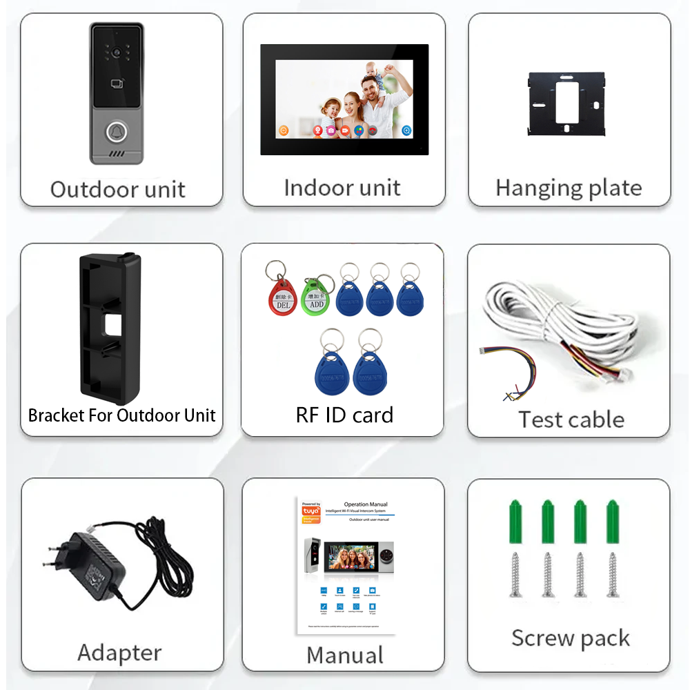 WiFi Touch Screen Intelligent  – обзор и цена Smart Doorbell Wired