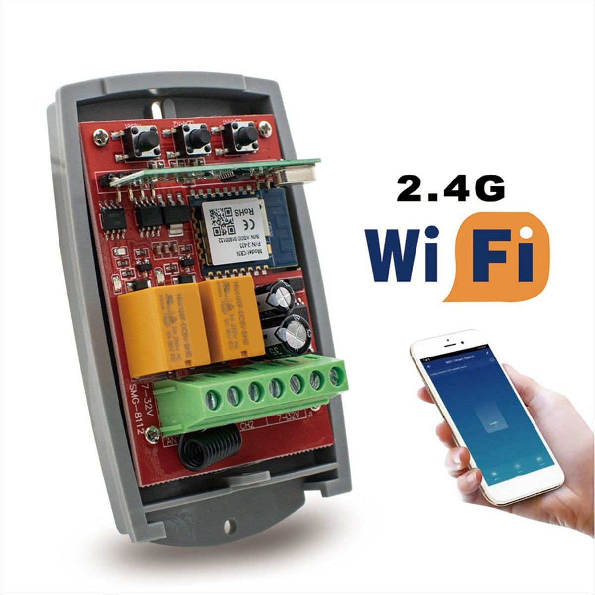 NEW Wifi Smart Gate Remote Con – обзор и цена 433Mhz Receiver Module
