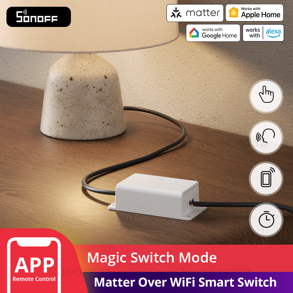 SONOFF BASIC-1GS Gen5 Matter W – обзор и цена Sonoff Basic Switch