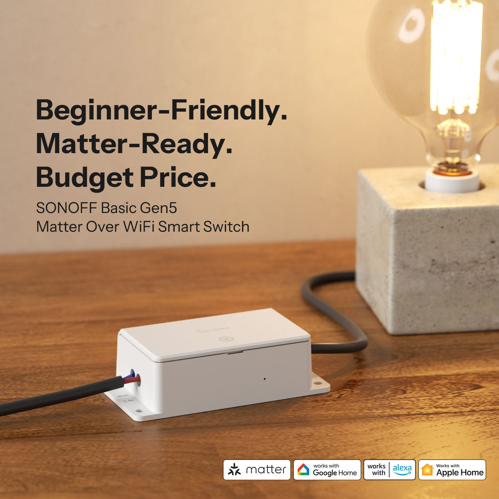 SONOFF BASIC-1GS Gen5 Matter W – обзор и цена Sonoff Basic Switch