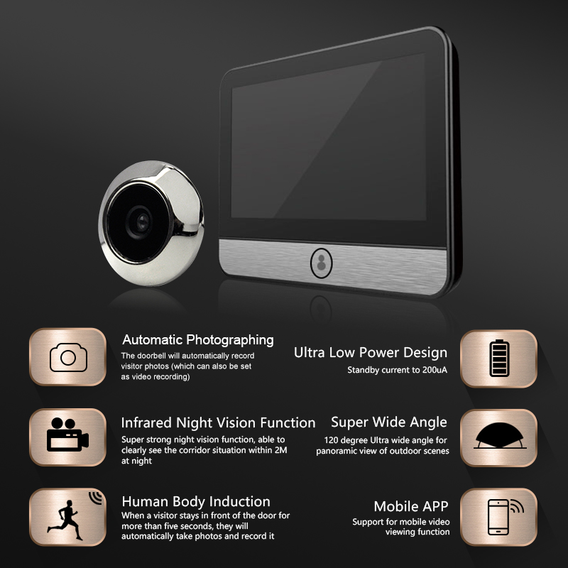 Smart tuya APP security protec – обзор и цена Smart Doorbell Wired