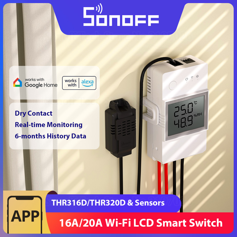 SONOFF THR316D/THR320D Tempera – обзор и цена Sonoff Basic Switch