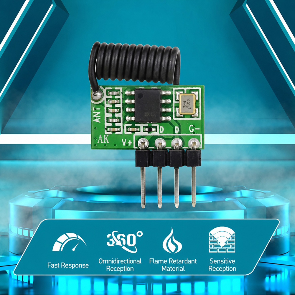 315MHz/433MHz Superheterodyne  – обзор и цена 433Mhz Receiver Module