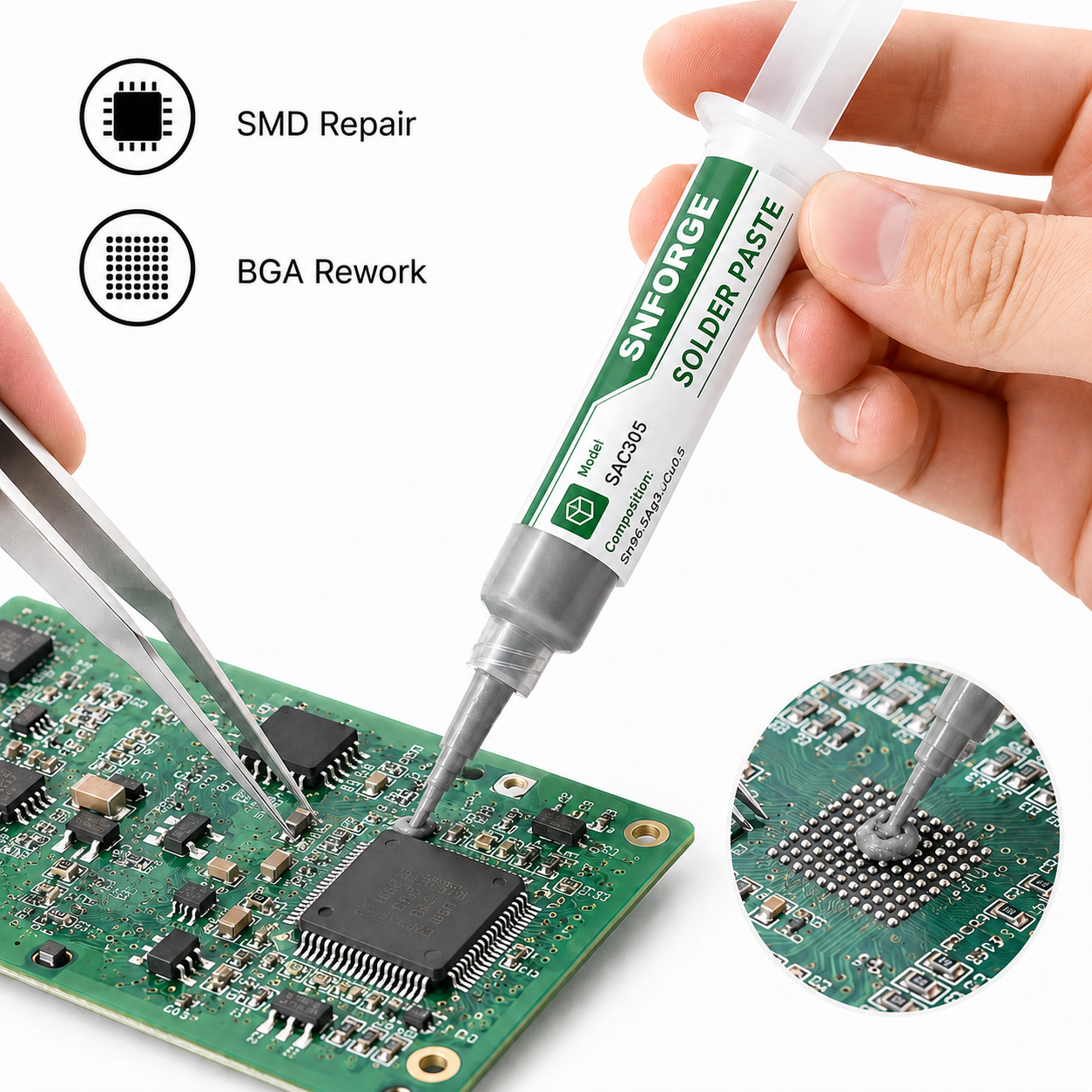 SAC305 Solder Paste Welding Ti – обзор и цена Home Automation System Diy