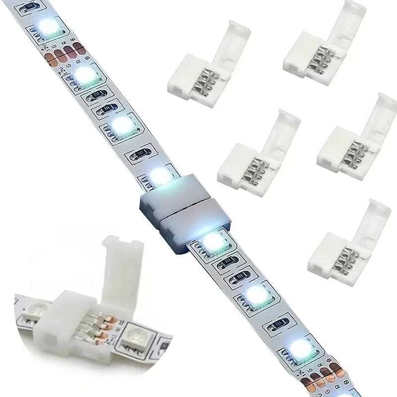 5pcs 4PIN 8mm Led Connector L  – обзор и цена Rgb Led Matrix 8X8