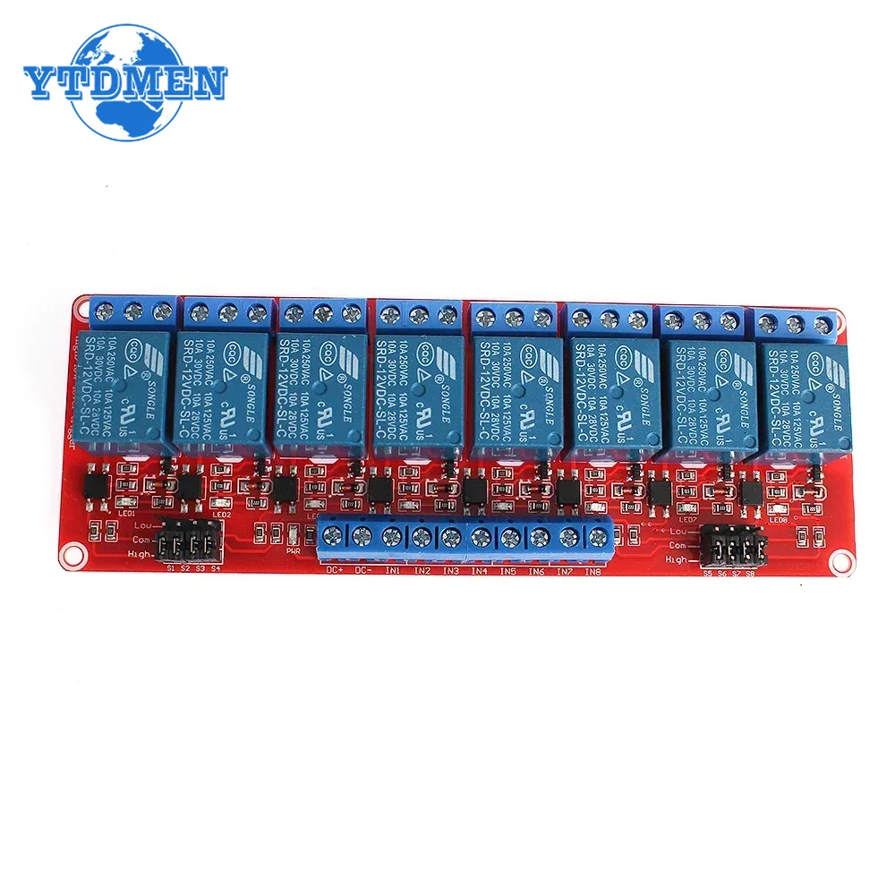 1PCS Relay Module 5V 12V 24V 1 – обзор и цена Relay 8 Channel Board