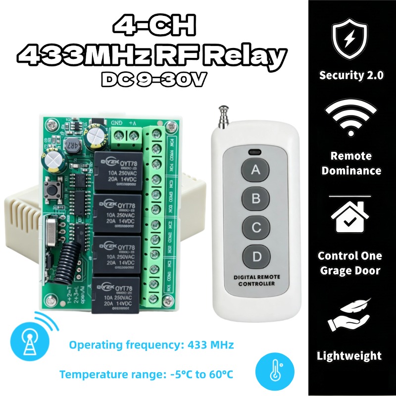 Universal Wireless Remote Cont – обзор и цена 433Mhz Receiver Module